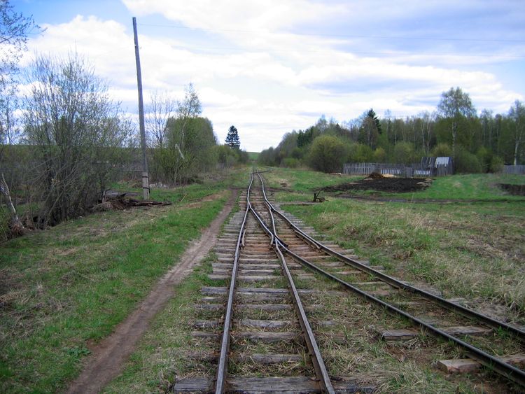 УЖД Альцевского торфопредприятия в Пижме в 2006 году