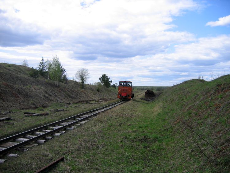УЖД Альцевского торфопредприятия в Пижме в 2006 году